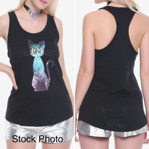 Sailor Moon Luna Galaxy Racerback Tank Top Hot Topic Large